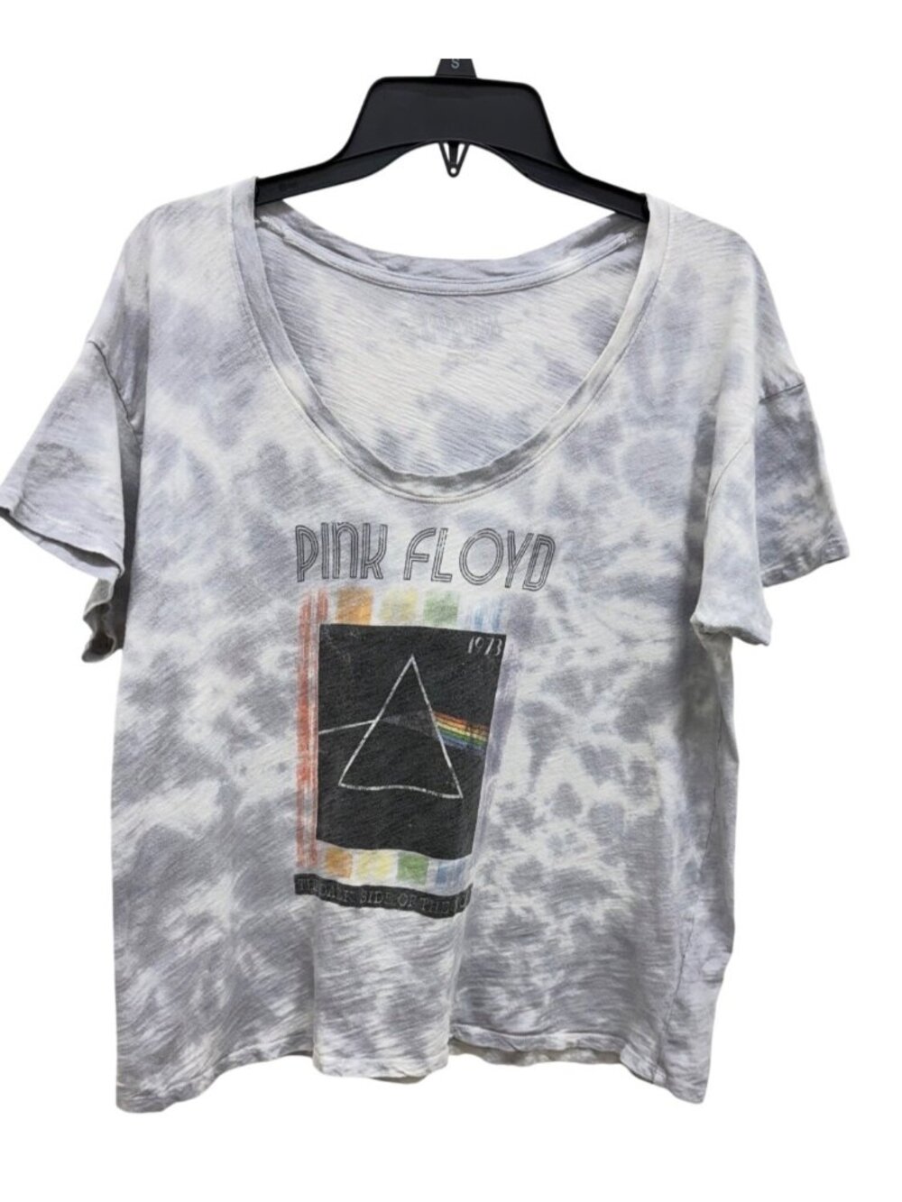 Knit Riot Pink Floyd “The Dark Side of the Moon” Tie-Dye Graphic Tee – XS